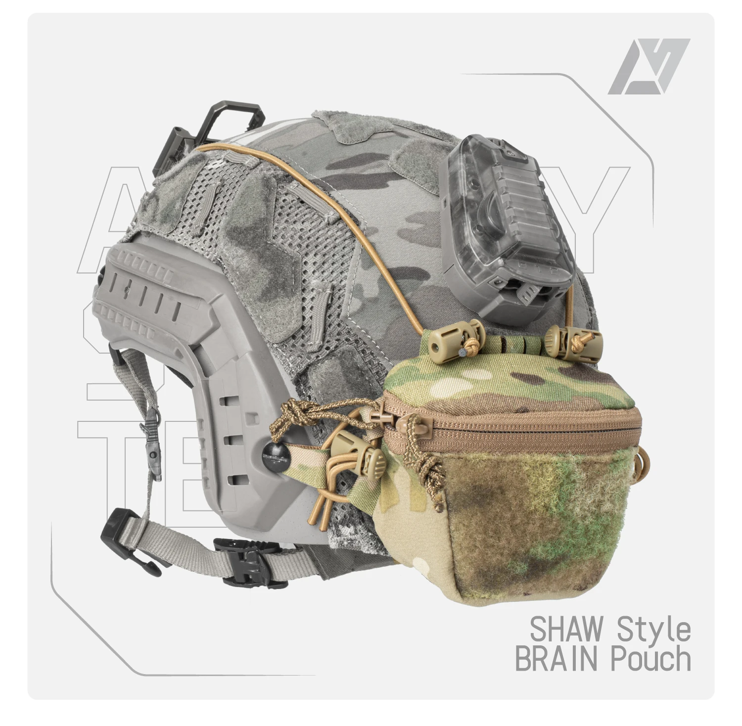 AS Smart System SHAW BRAIN Pouch Helmet Rear Storage Bag Imported Tiger Spot 500D
AS Smart System SHAW BRAIN Pouch Helmet Rear Storage Bag Imported Tiger Spot 500D