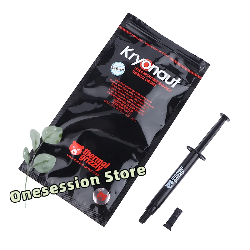 Термопаста Thermal Grizzly Kryonaut Extreme KE 5.5г – Высокоэффективная 12.5 Вт/мК для кулеров CPU/GPU, большой объем
Термопаста Thermal Grizzly Kryonaut Extreme KE 5.5г – Высокоэффективная 12.5 Вт/мК для кулеров CPU/GPU, большой объем