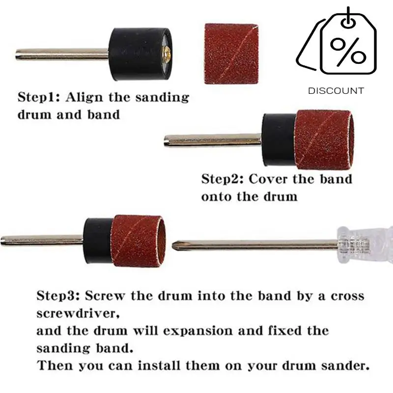 AB35-458Pcs Sanding Drums Kit Grinding Tool For Drum Polishing Machine With432pcs Sanding Band Sleeves 24Pcs Drum Mandrels
AB35-458Pcs Sanding Drums Kit Grinding Tool For Drum Polishing Machine With432pcs Sanding Band Sleeves 24Pcs Drum Mandrels