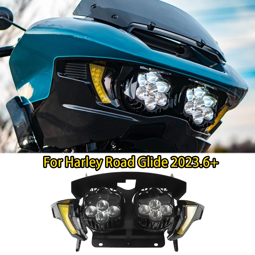 Светодиодная фара в сборе для мотоциклов Harley Road Glide CVO/SE FLTRXSE FLTRX ST FLTRXSTSE 2024-2026, ближний/дальний свет
Светодиодная фара в сборе для мотоциклов Harley Road Glide CVO/SE FLTRXSE FLTRX ST FLTRXSTSE 2024-2026, ближний/дальний свет