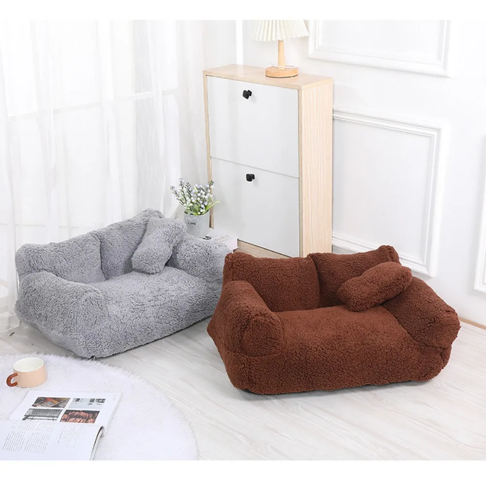 Warm Detachable Pet Sofa Cat Bed Open Design for Small Cats and Dogs Ideal for Playing and Sleeping
Warm Detachable Pet Sofa Cat Bed Open Design for Small Cats and Dogs Ideal for Playing and Sleeping
