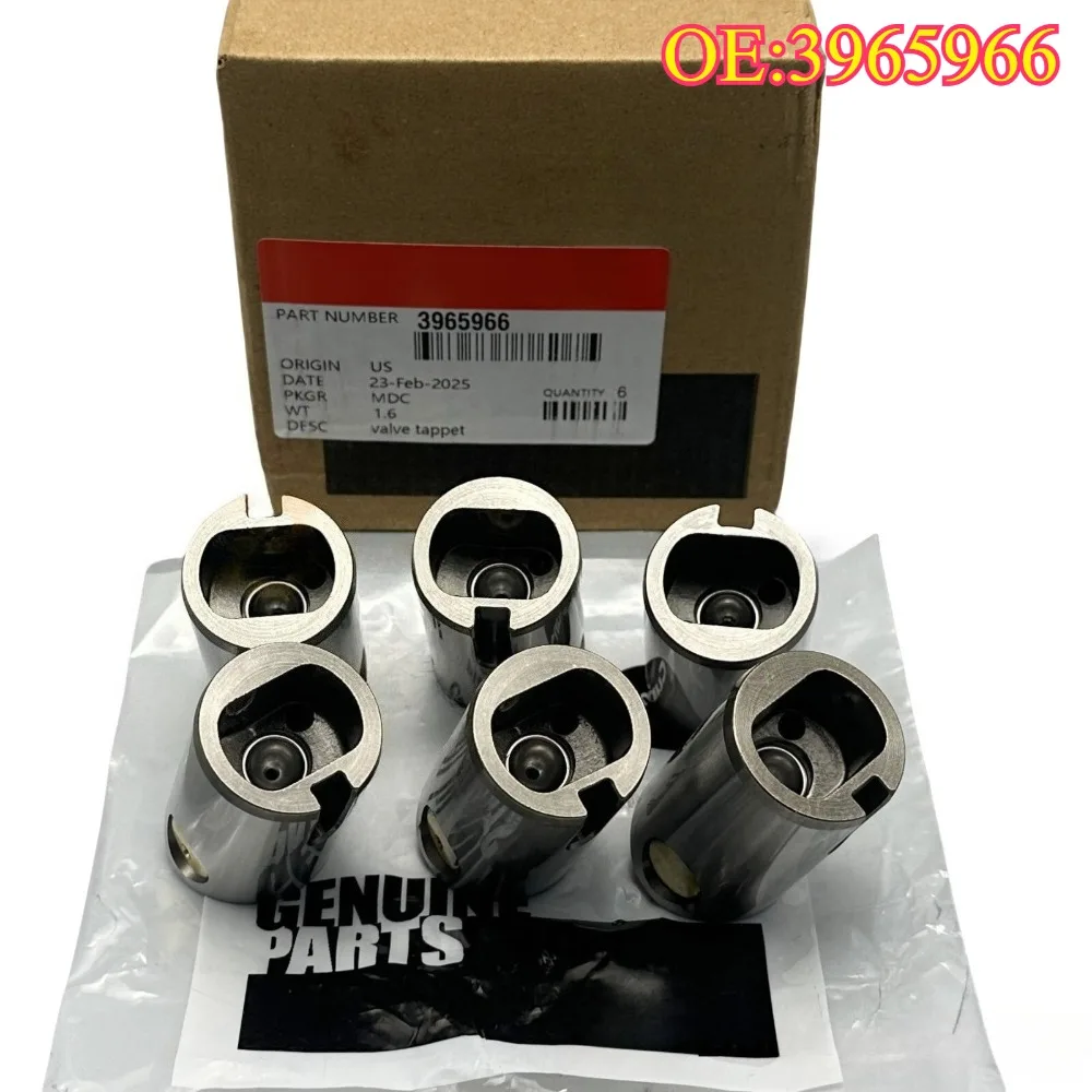 High quality New For 6pcs 3965966 Cummins Tappet valve cam followers suitable for 8.3L liter6CTISC ISL QSL 8.9L
High quality New For 6pcs 3965966 Cummins Tappet valve cam followers suitable for 8.3L liter6CTISC ISL QSL 8.9L