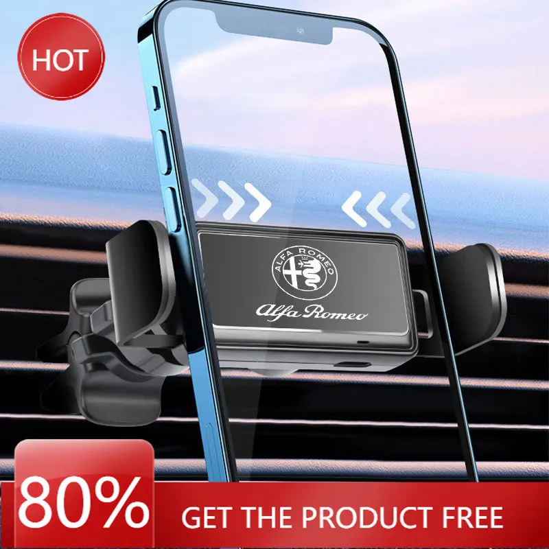 Hub Caps Car Electric Smart Phone Holder Bracket Air Vent Navigation Mount For Alfa Romeo Giulia Stelvio Giulietta 159 147 156 A
Hub Caps Car Electric Smart Phone Holder Bracket Air Vent Navigation Mount For Alfa Romeo Giulia Stelvio Giulietta 159 147 156 A
