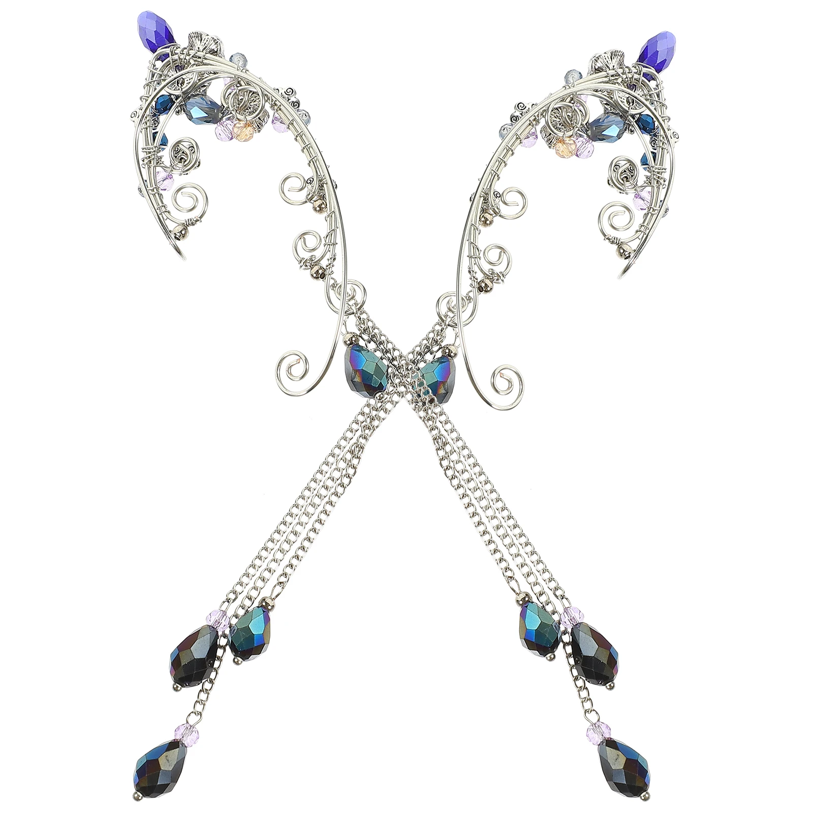 Fairy Elf Cuffs Non Piercing Earrings for Women Tassel Design Durable Safe European Ear Cuffs For Jewelry Gifts
Fairy Elf Cuffs Non Piercing Earrings for Women Tassel Design Durable Safe European Ear Cuffs For Jewelry Gifts