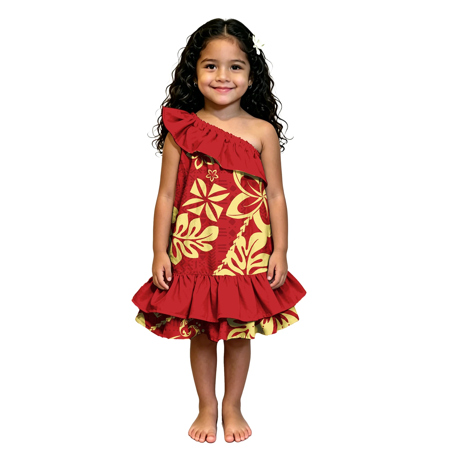 Summer Cozy Fashion Boutique Children Clothes Samoan One Shoulder Island Dress Pacific Hawaii Beach Party Cute Girls Mini Dress
Summer Cozy Fashion Boutique Children Clothes Samoan One Shoulder Island Dress Pacific Hawaii Beach Party Cute Girls Mini Dress