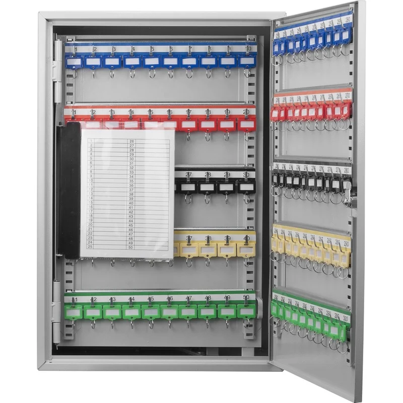 300-Key Adjustable Lockable Key Cabinet
300-Key Adjustable Lockable Key Cabinet