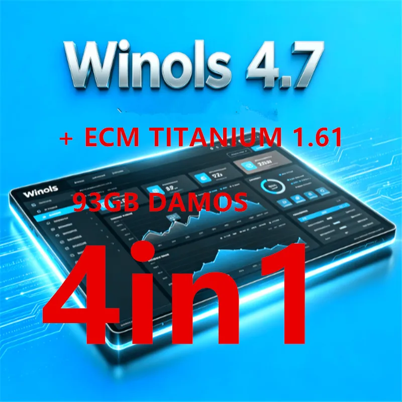 Newest Winols 4.7 ECU Programming Tool+93GB damos Files+Immo Service Tool V1.2+ECM TITANIUM 26100+Installation Video Guide
Newest Winols 4.7 ECU Programming Tool+93GB damos Files+Immo Service Tool V1.2+ECM TITANIUM 26100+Installation Video Guide