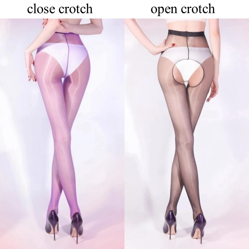 5D Oil Shiny Tights Women Sexy Ultra Thin Transparent Silky Smooth Stockings With Foot Shape One Line Open Crotch Pantyhose
5D Oil Shiny Tights Women Sexy Ultra Thin Transparent Silky Smooth Stockings With Foot Shape One Line Open Crotch Pantyhose