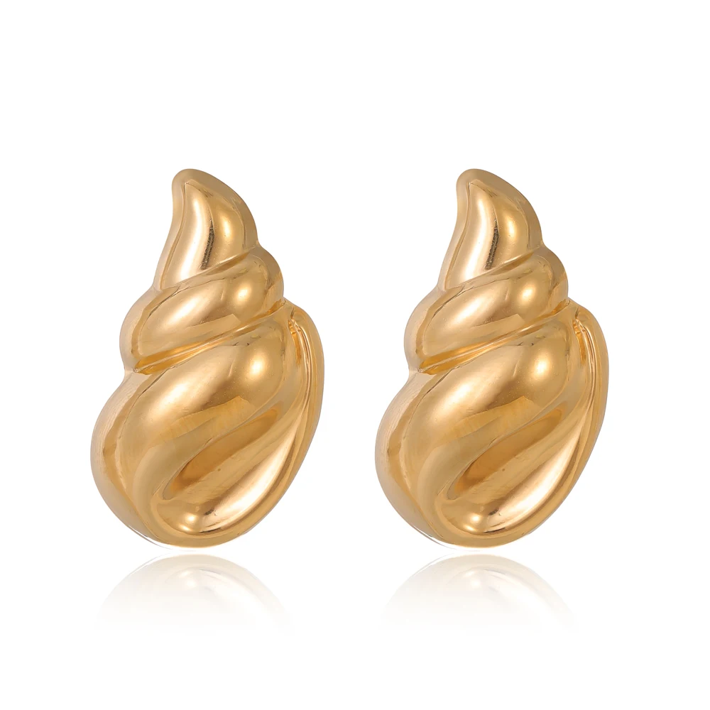 New Conch Earrings Stainless Steel Earrings Women's Beach Ocean Style Metal Fashion Luxury Accessories
New Conch Earrings Stainless Steel Earrings Women's Beach Ocean Style Metal Fashion Luxury Accessories