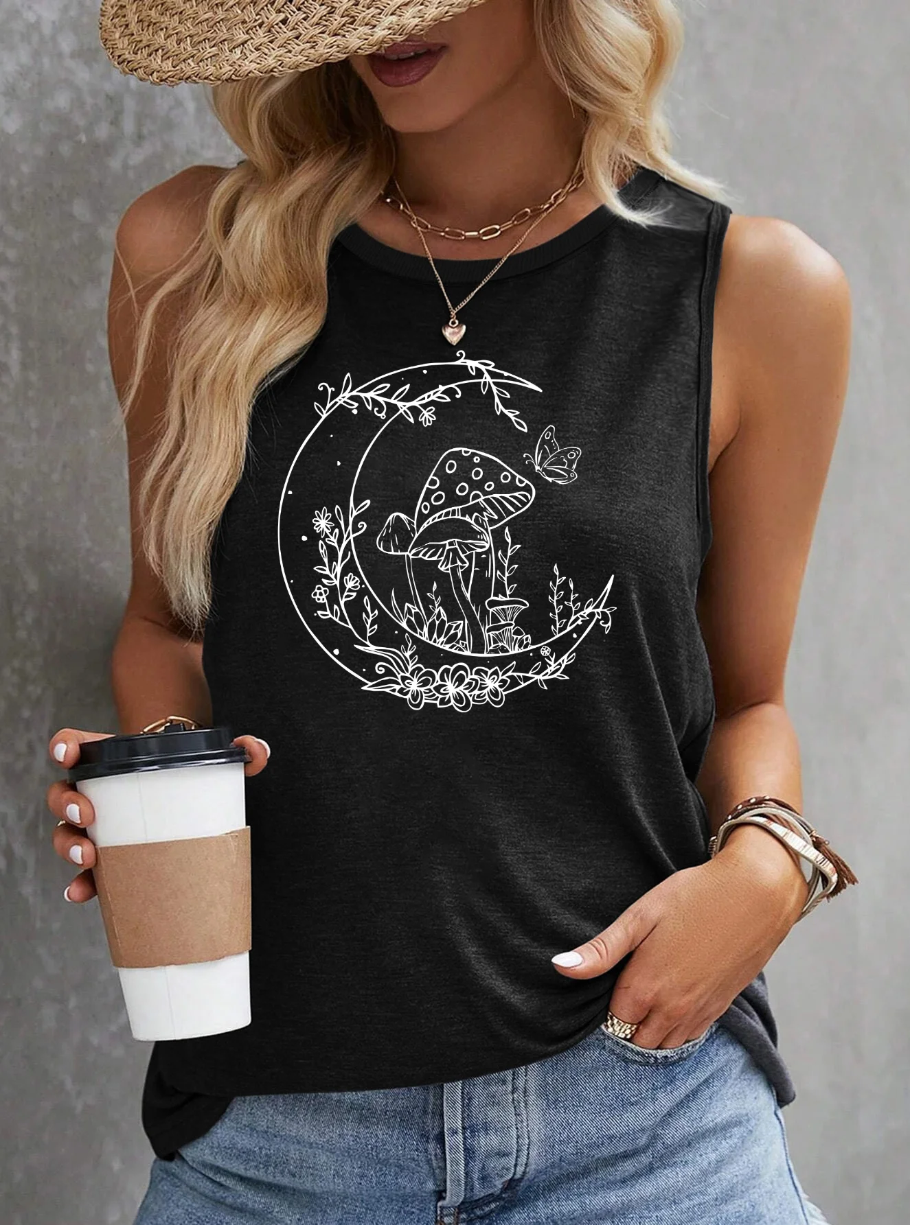 Women's Top 2025 Casual Loose Pulover Graphic Print Tank Top Sleeveless Casual Top For Summer & Spring Women's Clothing
Women's Top 2025 Casual Loose Pulover Graphic Print Tank Top Sleeveless Casual Top For Summer & Spring Women's Clothing