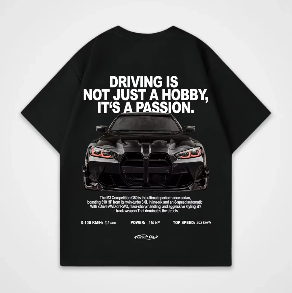 Fashion 2025 Summer New Racing Printed Cotton Y2K Top It's A Passion Dominant Shirt Crew Neck Men and Women Top T-shirt Comfort
Fashion 2025 Summer New Racing Printed Cotton Y2K Top It's A Passion Dominant Shirt Crew Neck Men and Women Top T-shirt Comfort