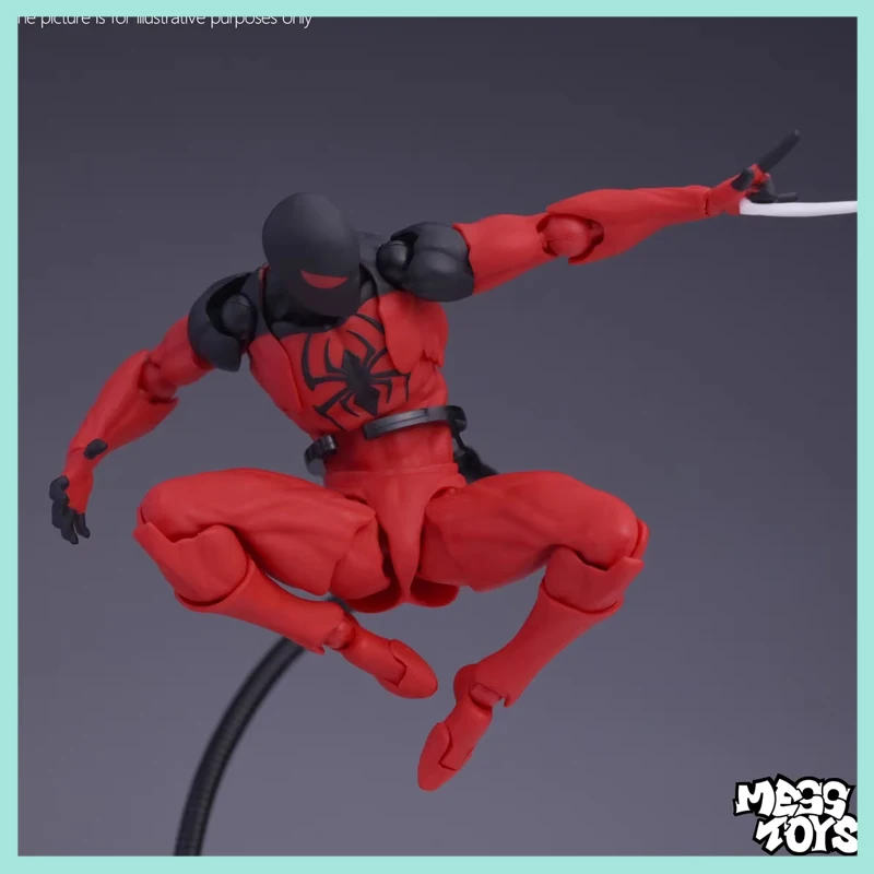 Игрушки Mess Toys Kaine Parker, натуральная Алая соседка, Алый паук, черный, красный боевой костюм, подвижная фигурка, модель, игрушка из ПВХ, подарок
Игрушки Mess Toys Kaine Parker, натуральная Алая соседка, Алый паук, черный, красный боевой костюм, подвижная фигурка, модель, игрушка из ПВХ, подарок
