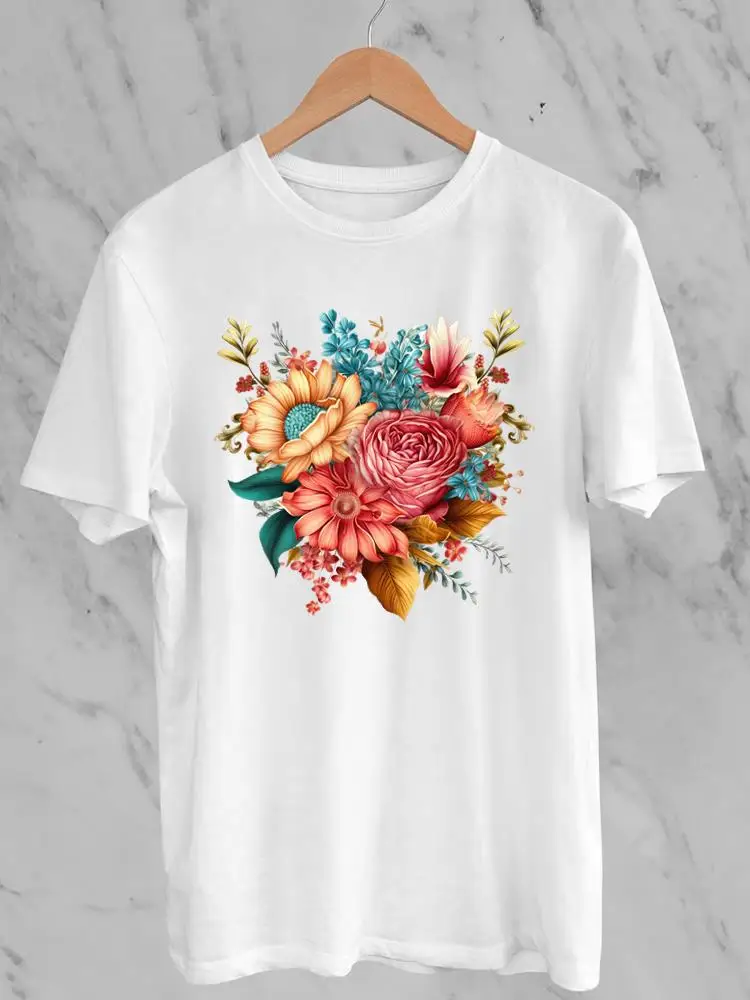 Sweet Flower Cute 90s T Female Short Sleeve Tshirts Clothing Tee Top Casual Graphic T-shirts Lady Women Fashion Clothes
Sweet Flower Cute 90s T Female Short Sleeve Tshirts Clothing Tee Top Casual Graphic T-shirts Lady Women Fashion Clothes