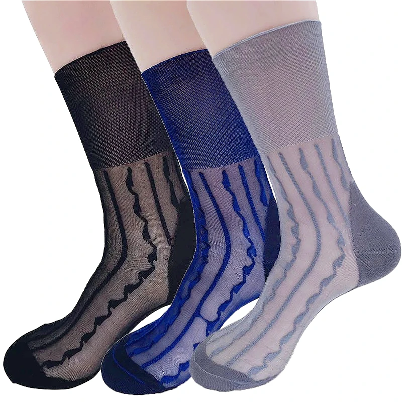 3 Pairs Mens Socks Men Summer Nylon Thin Loose High Tube Long Sock Man Vintage Silk Solid Color Business Formal Dress Socks Male
3 Pairs Mens Socks Men Summer Nylon Thin Loose High Tube Long Sock Man Vintage Silk Solid Color Business Formal Dress Socks Male