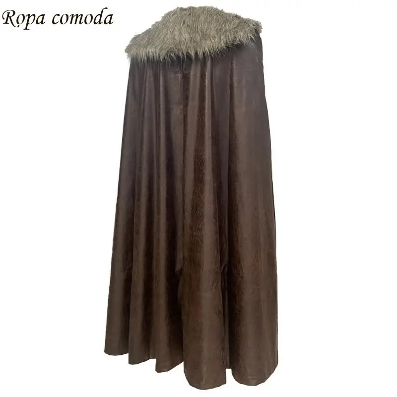 MXMA Antique Medieval Knight Cloak Shoulder Wrap for Men with Faux Furs Collar for Cosplay Enthusiasts Festival Gathering
MXMA Antique Medieval Knight Cloak Shoulder Wrap for Men with Faux Furs Collar for Cosplay Enthusiasts Festival Gathering