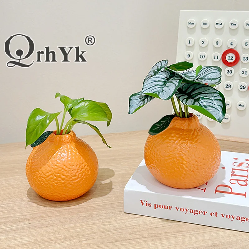 Оранжевая ваза в форме фруктов, репродукция, эмалированная ваза, настольная художественная ваза, украшение для рабочего стола, центральный букет
Оранжевая ваза в форме фруктов, репродукция, эмалированная ваза, настольная художественная ваза, украшение для рабочего стола, центральный букет