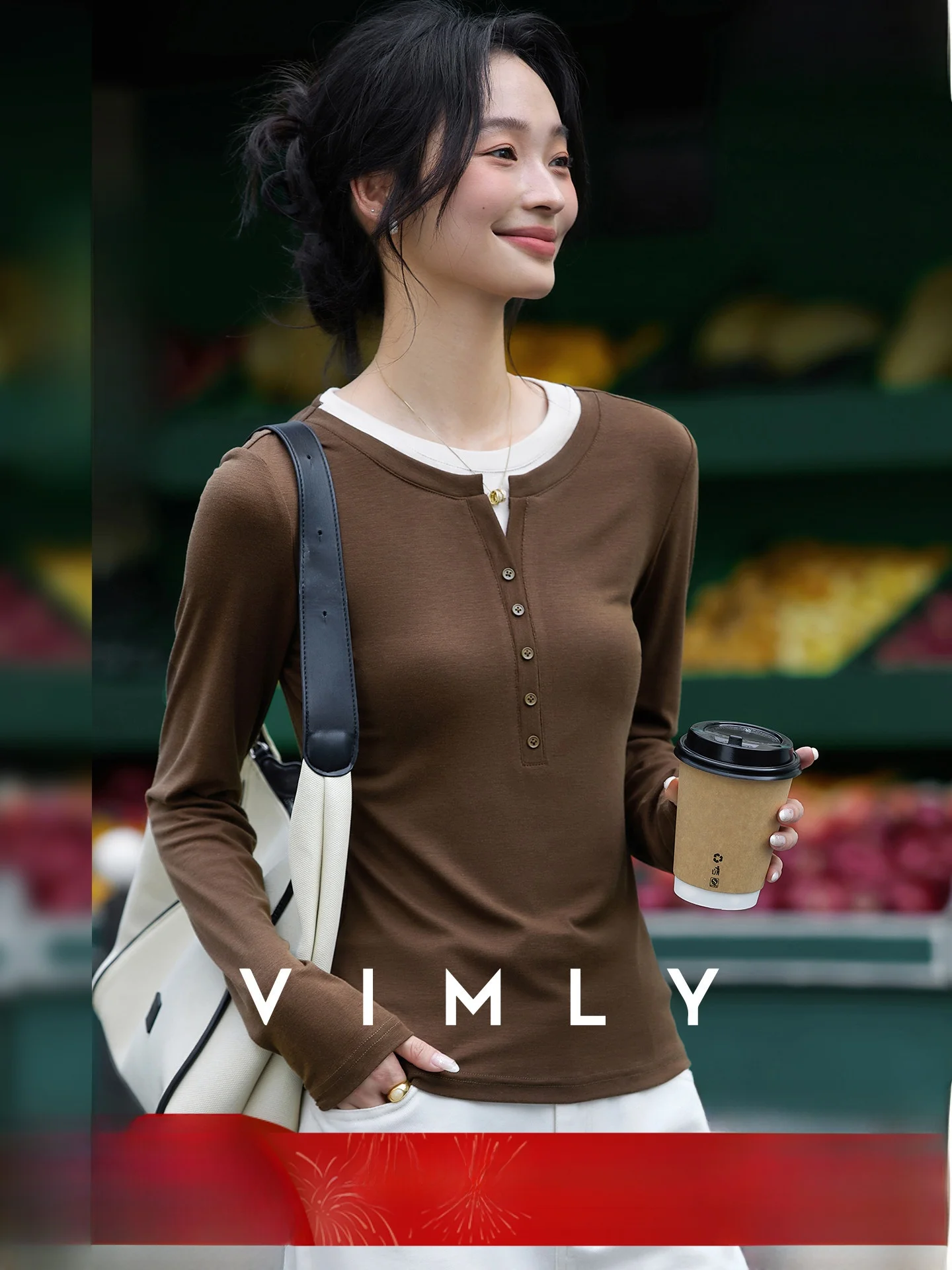 Slim Fit Long Sve round Ne T-irt Women's Inner Wear Base Top Color Blo Design Faionable Spring New Sle
Slim Fit Long Sve round Ne T-irt Women's Inner Wear Base Top Color Blo Design Faionable Spring New Sle