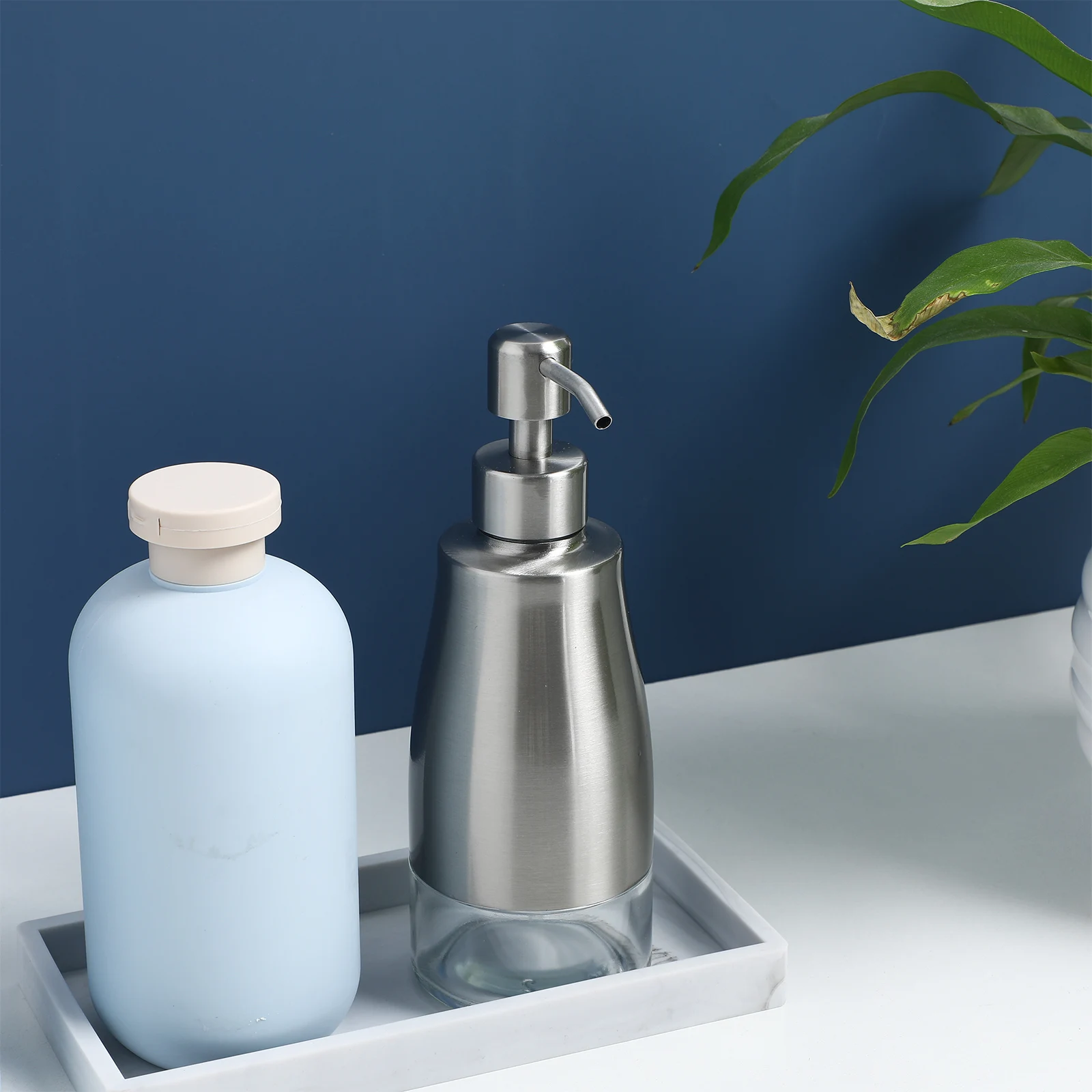 Stainless Steel Lotion Bottle 304 Hand Soap Dispenser 300ml Glass Secure Sturdy Kitchen Bathroom Shower Liquid Organizer
Stainless Steel Lotion Bottle 304 Hand Soap Dispenser 300ml Glass Secure Sturdy Kitchen Bathroom Shower Liquid Organizer