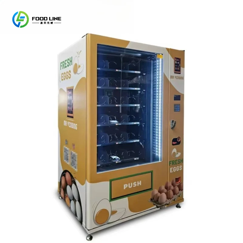 Commercial Egg Vending Machine with Touch Screen Automatic Self-Service Egg Selling Device Customized
Commercial Egg Vending Machine with Touch Screen Automatic Self-Service Egg Selling Device Customized
