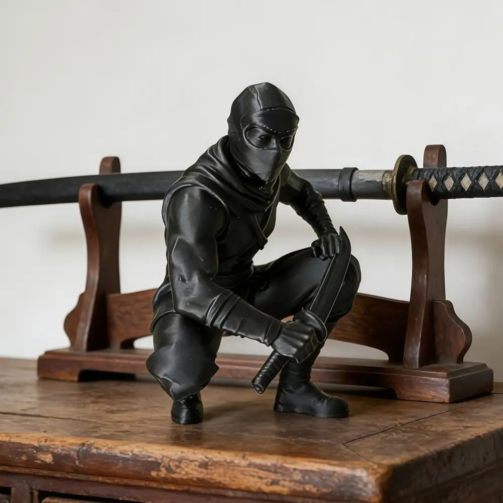 Funny Ninja Warrior Ornament Decorations Creative 3D Printing Warrior Ornaments Multi-functional Ninja Model Toy Desk Decoration
Funny Ninja Warrior Ornament Decorations Creative 3D Printing Warrior Ornaments Multi-functional Ninja Model Toy Desk Decoration