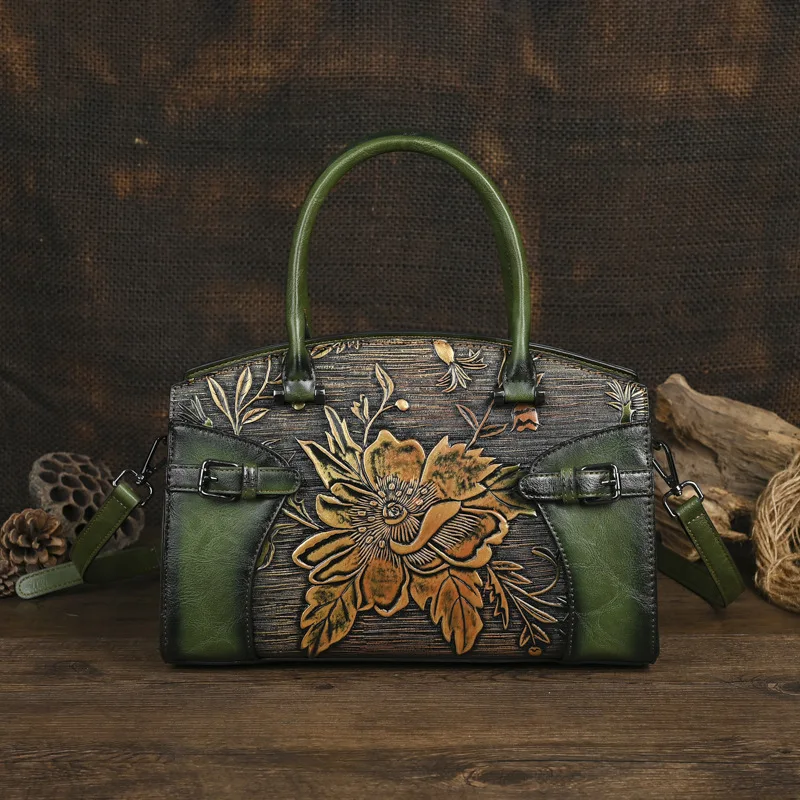 Johnature 2025 New Luxury Handbag Vintage Handmade Embossed Women's Leather Bag Versatile Shoulder & Crossbody Bags
Johnature 2025 New Luxury Handbag Vintage Handmade Embossed Women's Leather Bag Versatile Shoulder & Crossbody Bags