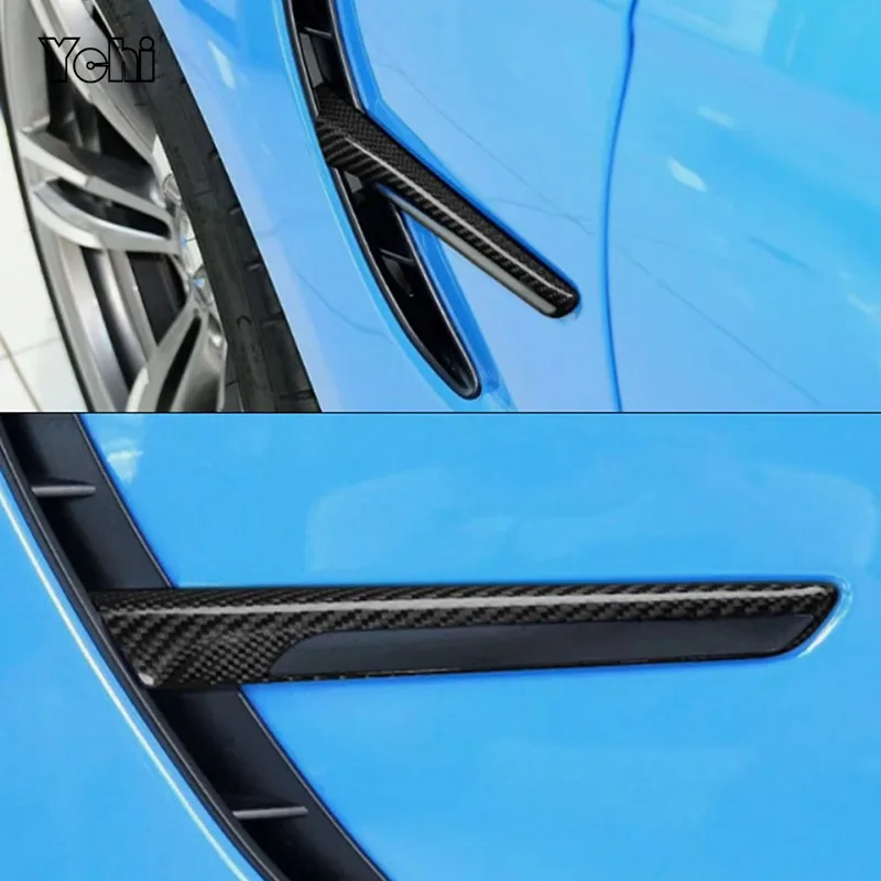 For BMW M3 M4 F80 F82 2014-19 Car Real Dry Hard Carbon Fiber Side Air Vent Fender Splitter Decoration Cover Frame Trim Sticker
For BMW M3 M4 F80 F82 2014-19 Car Real Dry Hard Carbon Fiber Side Air Vent Fender Splitter Decoration Cover Frame Trim Sticker