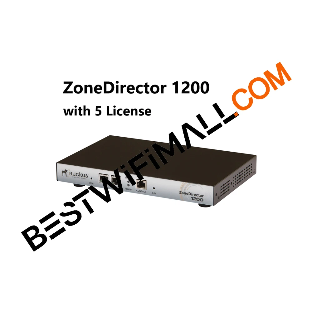 RUCKUS NETWORKS ZoneDirector 1200 Serial Controller 901-1205-CN00 ZD1205 901-1205-XX00 AC1205 With 5 License, Up To 150 License
RUCKUS NETWORKS ZoneDirector 1200 Serial Controller 901-1205-CN00 ZD1205 901-1205-XX00 AC1205 With 5 License, Up To 150 License