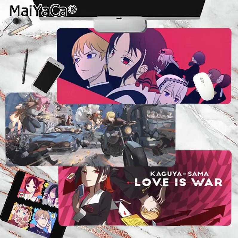 Модные игровые коврики с аниме Kaguya Sama Love Is War, коврик для мыши, размер для игровой клавиатуры
Модные игровые коврики с аниме Kaguya Sama Love Is War, коврик для мыши, размер для игровой клавиатуры