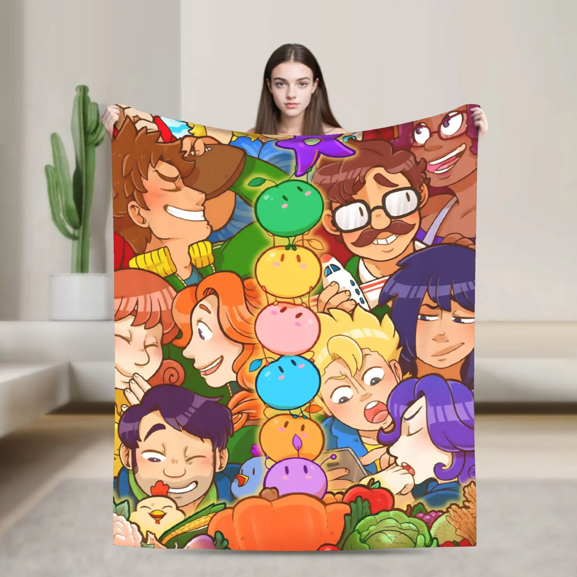 Stardew Valley Animals Chicken Blankets Quality Soft Warm Throw Blanket Winter Airplane Travel Outdoor Print Bedspread
Stardew Valley Animals Chicken Blankets Quality Soft Warm Throw Blanket Winter Airplane Travel Outdoor Print Bedspread
