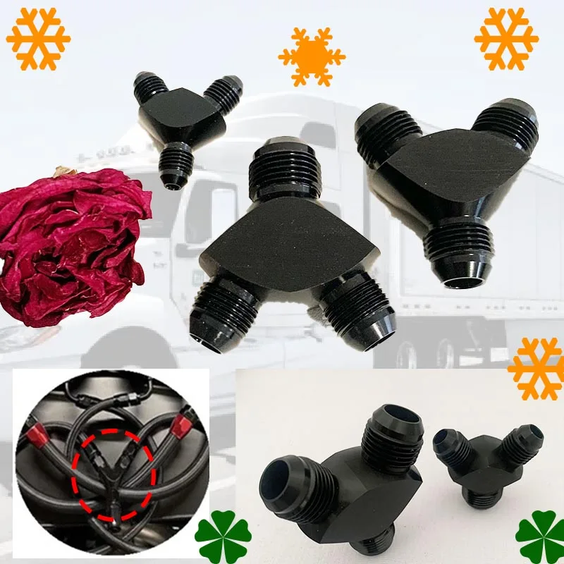 Universal Y Block Adapter Fittings Y Type Oil Pipe Joint Male Thread Fuel Hose Fitting AN4 AN6 AN8 AN10 for Modification Parts
Universal Y Block Adapter Fittings Y Type Oil Pipe Joint Male Thread Fuel Hose Fitting AN4 AN6 AN8 AN10 for Modification Parts