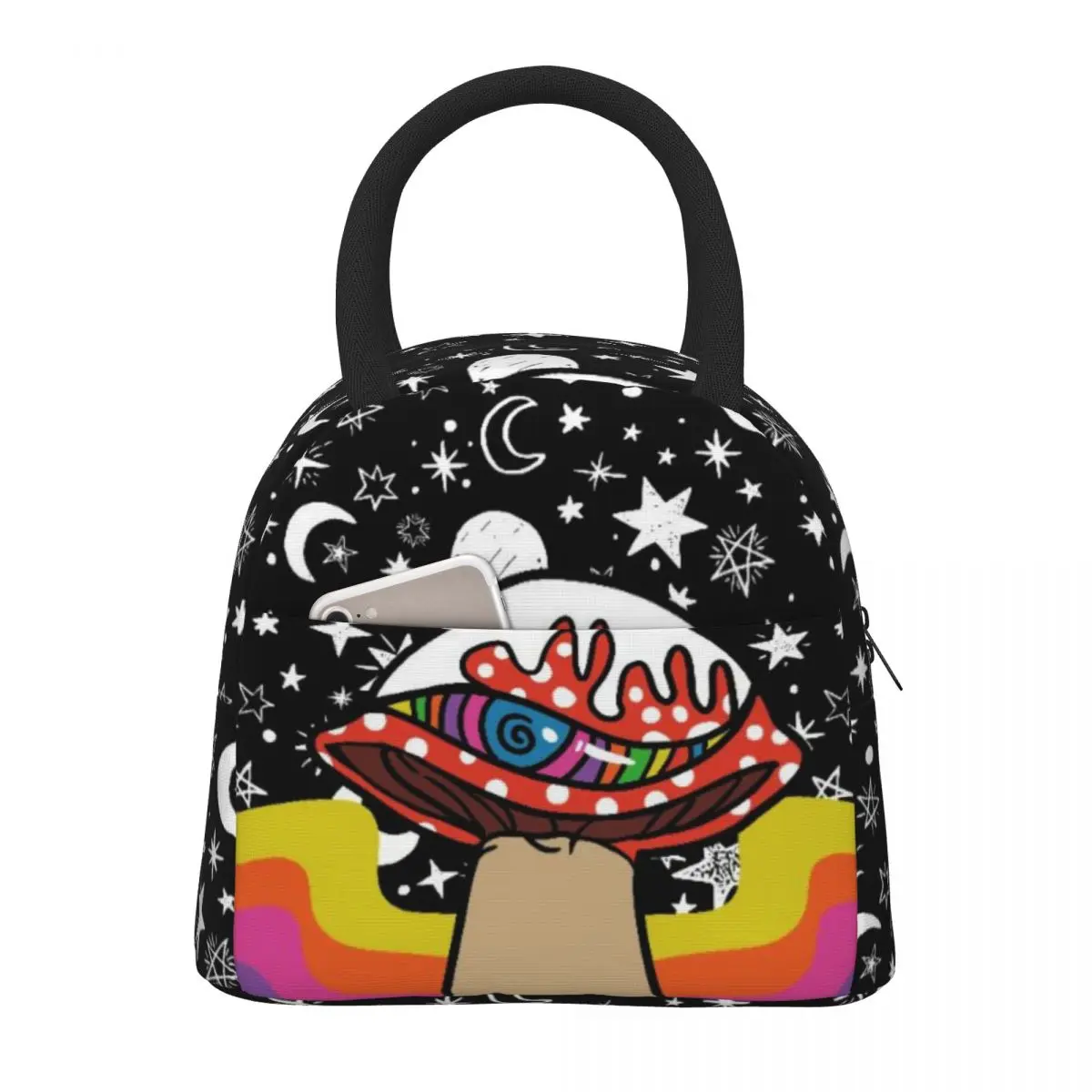 Lunch Bag for Women Men Mushroom Art Reusable Insulated Cooler Lunch Tote Box Cute Funny Container Lunch Holder Portable Bag
Lunch Bag for Women Men Mushroom Art Reusable Insulated Cooler Lunch Tote Box Cute Funny Container Lunch Holder Portable Bag