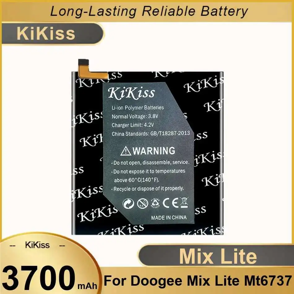 High Compatibility 3700mAh For Doogee Mix Lite MT6737 Lite For Mobile Phone Battery Reliable Replacement
High Compatibility 3700mAh For Doogee Mix Lite MT6737 Lite For Mobile Phone Battery Reliable Replacement