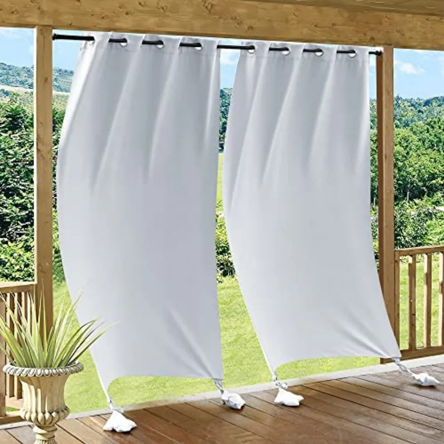 Outdoor Curtains Windproof - Waterproof Blackout Curtain with Weight Bag, Privacy Heat Resistance Thermal Insulated Drapes for
Outdoor Curtains Windproof - Waterproof Blackout Curtain with Weight Bag, Privacy Heat Resistance Thermal Insulated Drapes for