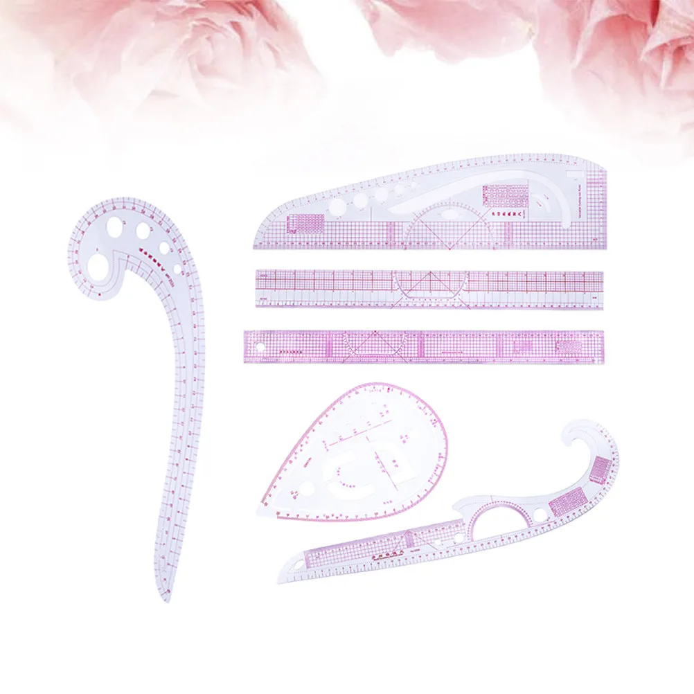 1Set 6 Pieces Precision Acrylic Quilting Rulers Set Tailor Sewing Rulers for Clothing Design Art Painting Manual Cutting Plate
1Set 6 Pieces Precision Acrylic Quilting Rulers Set Tailor Sewing Rulers for Clothing Design Art Painting Manual Cutting Plate