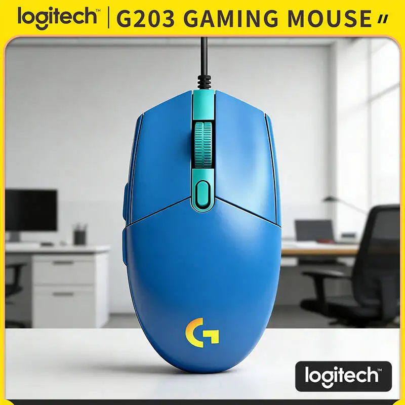 Игровая мышь Logitech G203 проводная, с RGB-подсветкой, 8000 DPI, регулируемая, 6 кнопок, частота опроса 1000 Гц, прочная конструкция
Игровая мышь Logitech G203 проводная, с RGB-подсветкой, 8000 DPI, регулируемая, 6 кнопок, частота опроса 1000 Гц, прочная конструкция