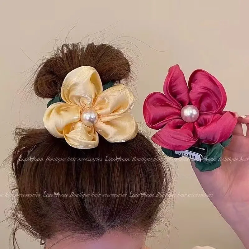 Premium Rose Flower Pearl Hair Ties for Girls Summer Elegant Elastic Hair Rings for Kids Daily Use Non Slip Lightweight Cute
Premium Rose Flower Pearl Hair Ties for Girls Summer Elegant Elastic Hair Rings for Kids Daily Use Non Slip Lightweight Cute