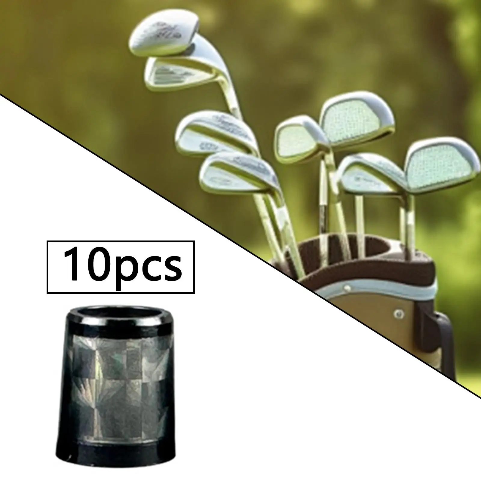 10 Pieces Golf Iron Ferrules for Taper Tip Iron Wedge, Adapter Repair Parts, Golf Accessories, Lightweight Golf Sleeve Covers
10 Pieces Golf Iron Ferrules for Taper Tip Iron Wedge, Adapter Repair Parts, Golf Accessories, Lightweight Golf Sleeve Covers