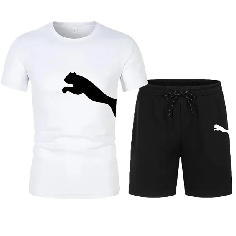 2024 Summer Men's Suit Casual T-shirt + Shorts 2-piece Set Simple Sports Youth Solid Color Round Neck Short Sleeve
2024 Summer Men's Suit Casual T-shirt + Shorts 2-piece Set Simple Sports Youth Solid Color Round Neck Short Sleeve