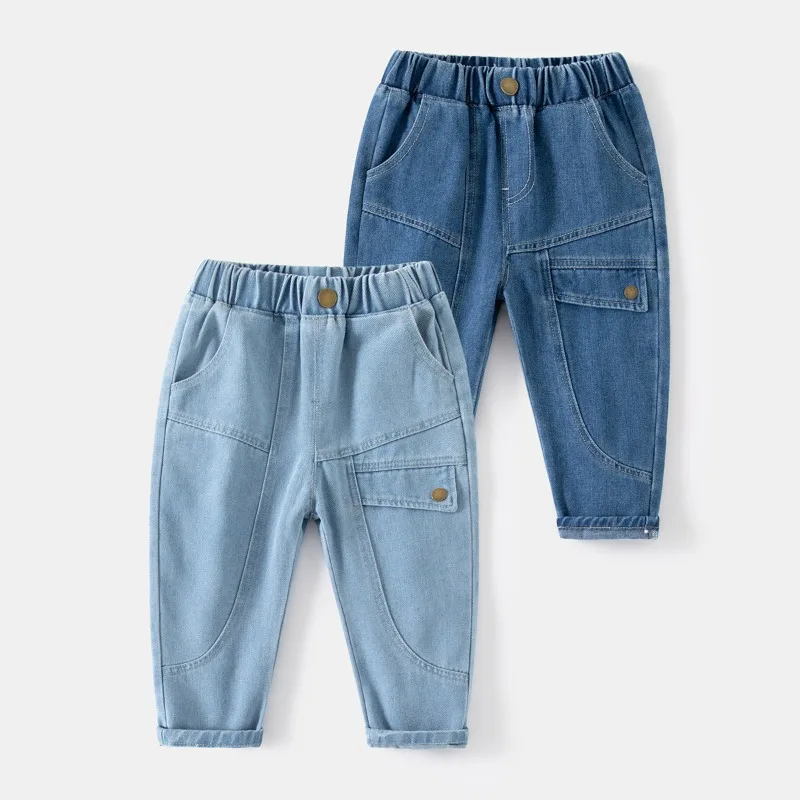 Denim Pants with A Comfortable Waist and Cotton Pants for Small and Medium-sized Children
Denim Pants with A Comfortable Waist and Cotton Pants for Small and Medium-sized Children