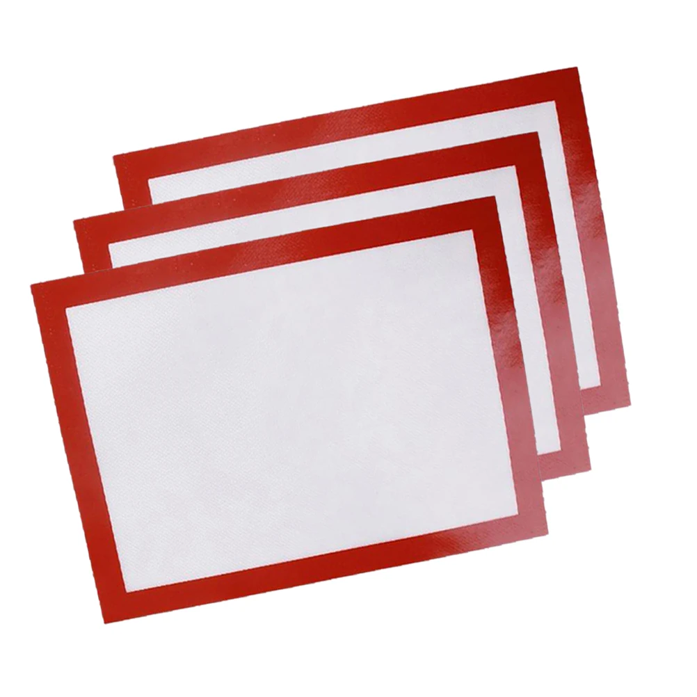 3 Pcs Baking Mat Non-stick Pastry Silicone Pad Reusable Dropshipping Professional Grade Kitchen for Countertop
3 Pcs Baking Mat Non-stick Pastry Silicone Pad Reusable Dropshipping Professional Grade Kitchen for Countertop