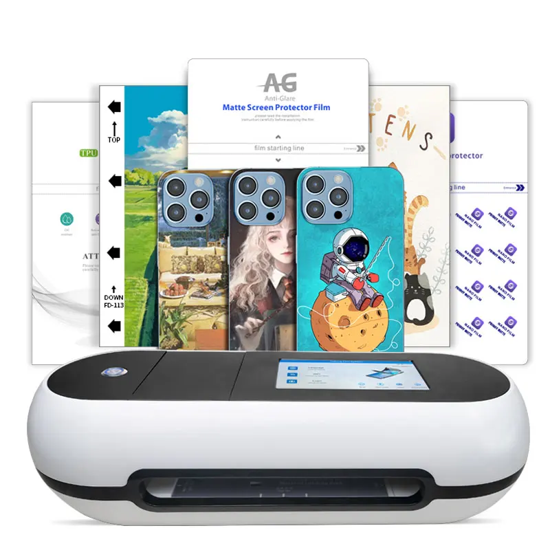 Tpu Hydrogel Film Cutting Plotter Back Stickers Mobile Phone Skin Cutter Screen Protector Making Machine