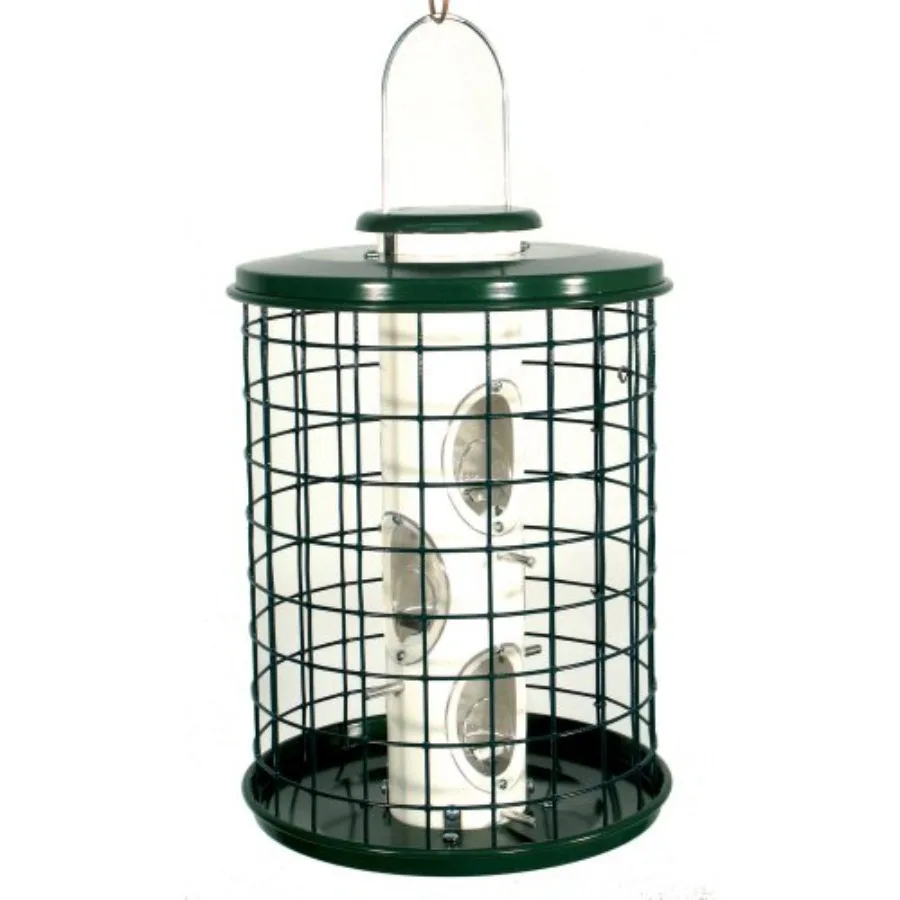 Wild bird feeder for outdoor use metal cage with powder-coated finish black color 3-pound capacity squirrel-resistant design
Wild bird feeder for outdoor use metal cage with powder-coated finish black color 3-pound capacity squirrel-resistant design