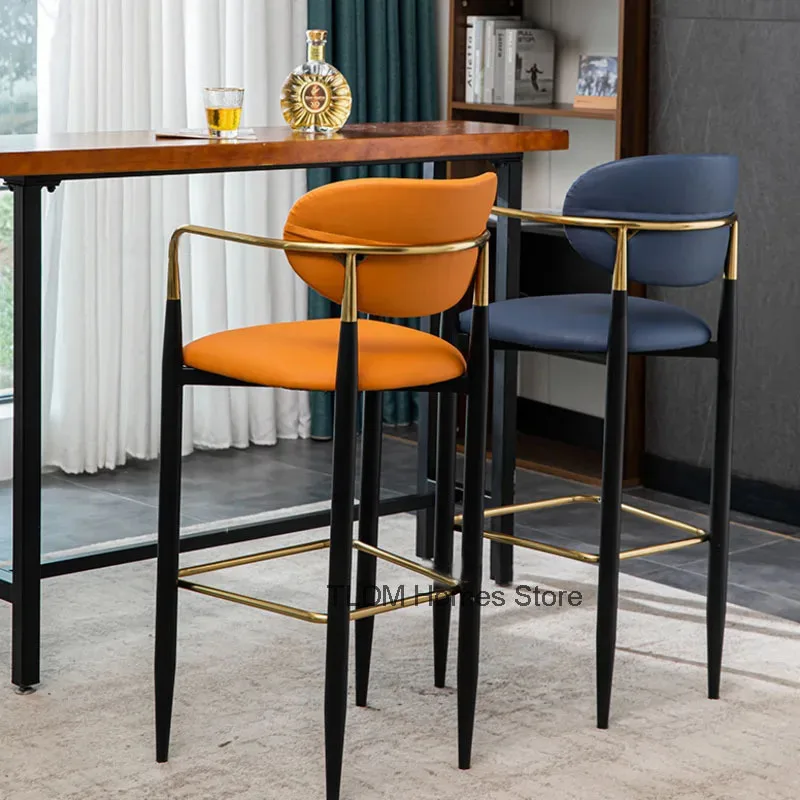 Light Luxury Bar Chair Modern Simple Coffee Leisure Fashion High Foot Bar Stool Nordic Bar Furniture Kitchen Backrest Armchair
Light Luxury Bar Chair Modern Simple Coffee Leisure Fashion High Foot Bar Stool Nordic Bar Furniture Kitchen Backrest Armchair
