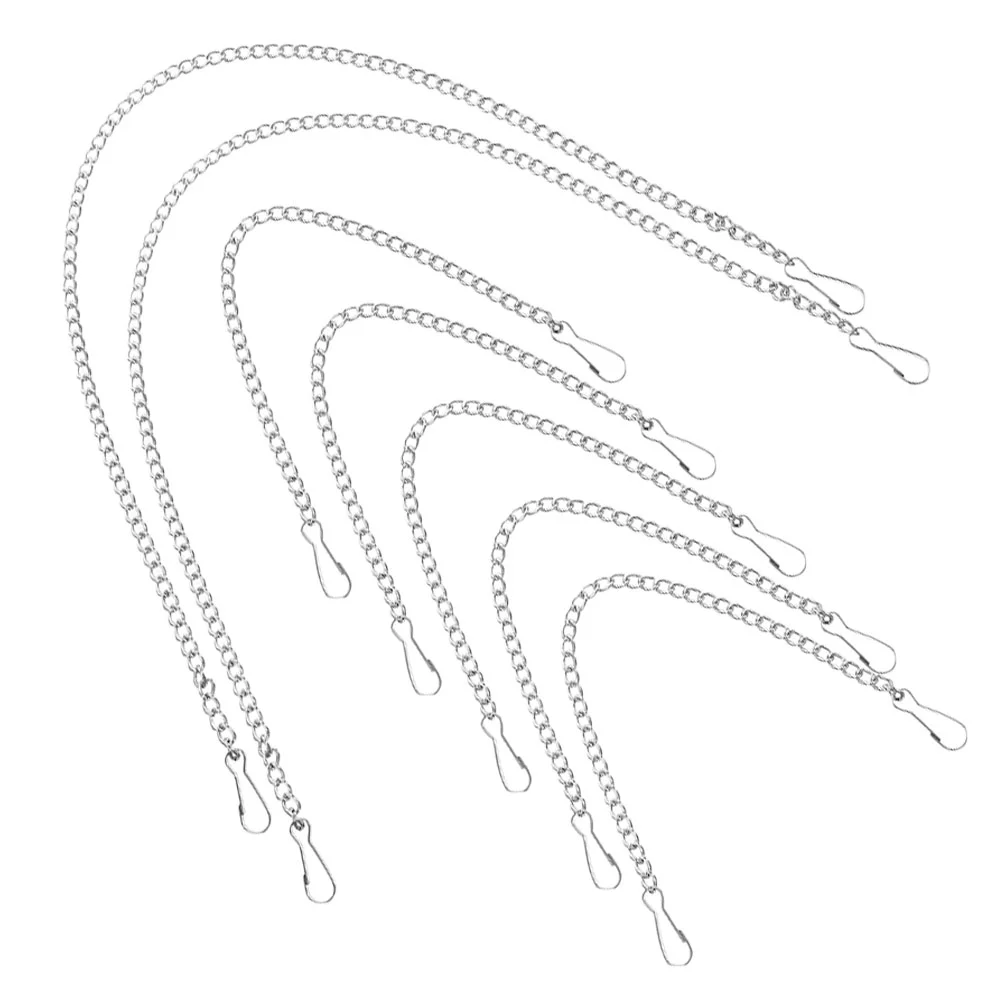 7 Pcs Tag Chain Wall Hanging Decoration Flowerpot Clothes Hangers Lighting Metal for Bird Feeders Planter Hook Chains
7 Pcs Tag Chain Wall Hanging Decoration Flowerpot Clothes Hangers Lighting Metal for Bird Feeders Planter Hook Chains