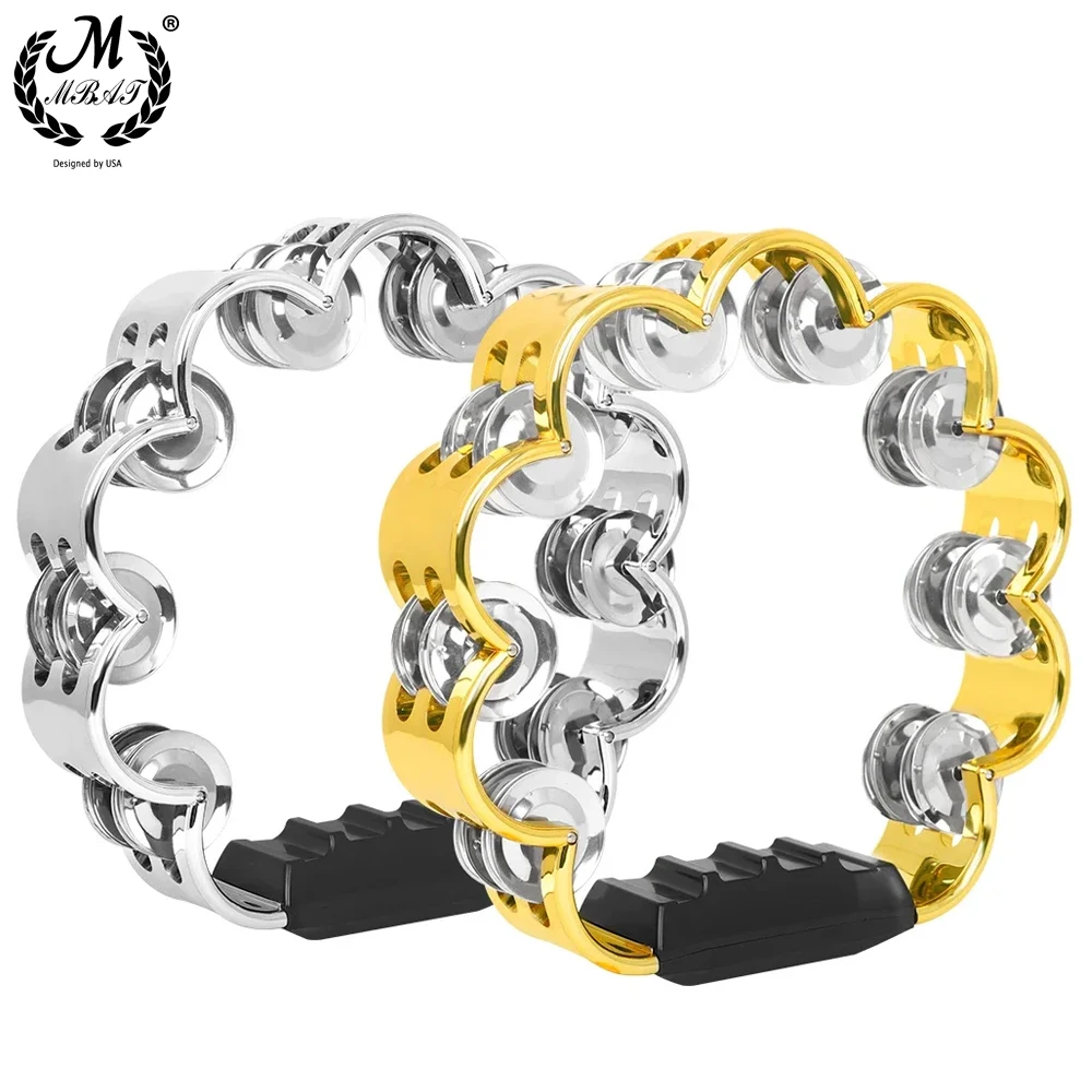 Orff Hand Bell Metal Jingles Double Layer Hand Ring Gold Silver Ring Parent-child Children's Music Teaching Aids
Orff Hand Bell Metal Jingles Double Layer Hand Ring Gold Silver Ring Parent-child Children's Music Teaching Aids