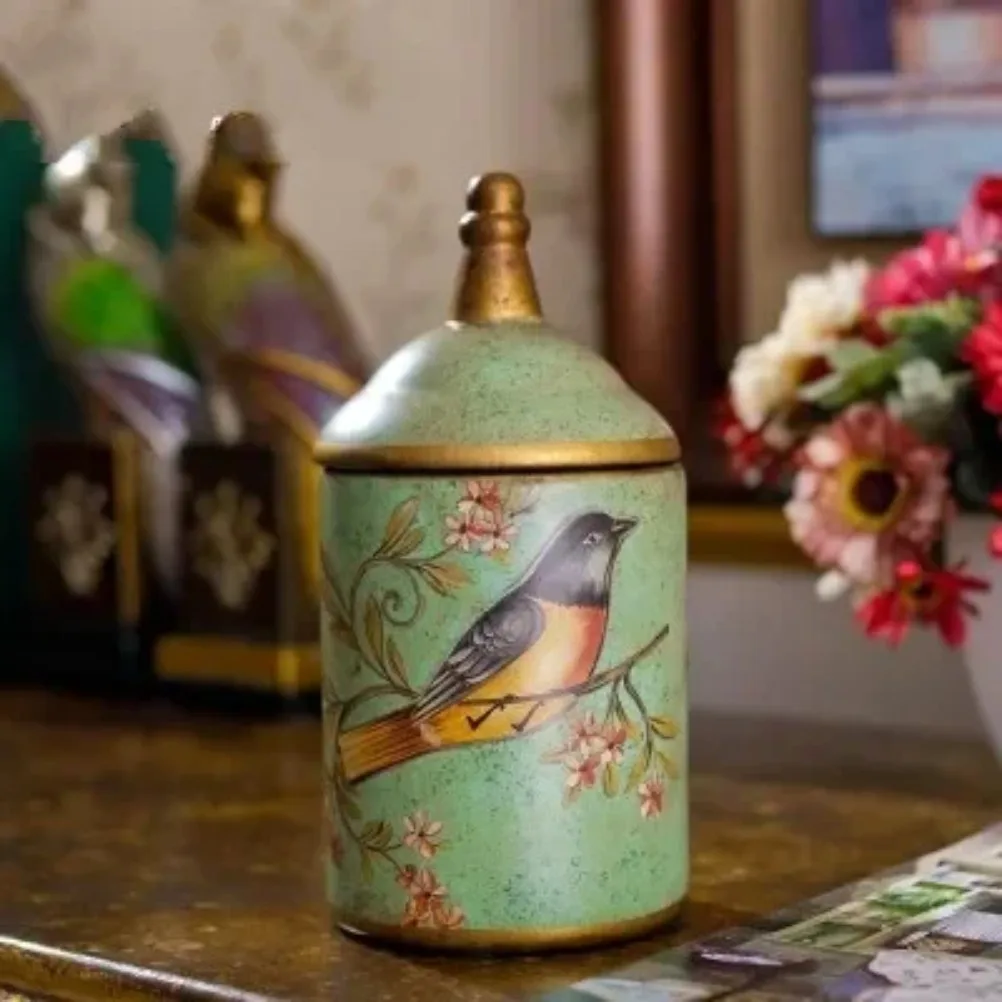Vintage Ceramic Storage Jars Kitchen Sugar Jar Tea Can Enamel Moisture-proof Tea Jar Storage Jar, Antique Household Ornament
Vintage Ceramic Storage Jars Kitchen Sugar Jar Tea Can Enamel Moisture-proof Tea Jar Storage Jar, Antique Household Ornament