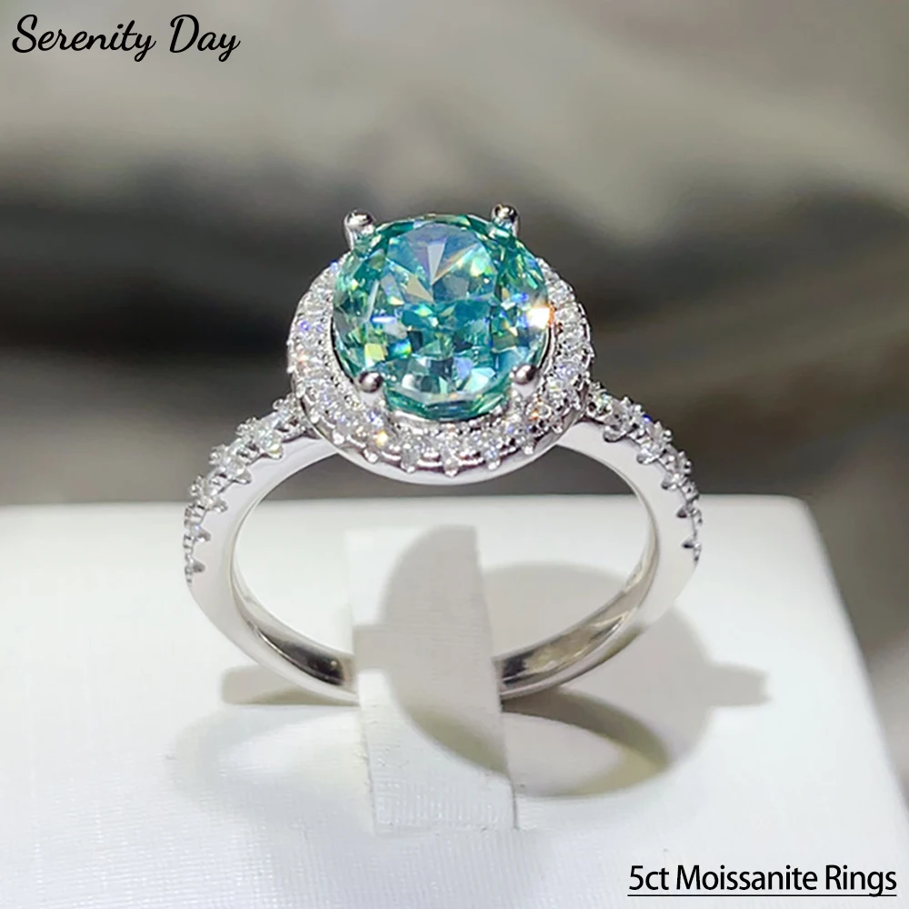 Serenity 5ct Oval Ice Flower Cut Mint Green Moissanite Rings for Women Gift Solid s925 Silver Lab Diamond Wedding Rings Jewelry
Serenity 5ct Oval Ice Flower Cut Mint Green Moissanite Rings for Women Gift Solid s925 Silver Lab Diamond Wedding Rings Jewelry