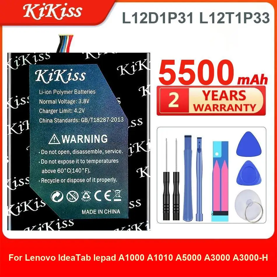 5500Mah L12D1P31 L12T1P33 Tablet Battery For Lenovo Ideapad A1000 A1010 A5000 A3000 A3000-H Rechargeable Fast-Charging
5500Mah L12D1P31 L12T1P33 Tablet Battery For Lenovo Ideapad A1000 A1010 A5000 A3000 A3000-H Rechargeable Fast-Charging