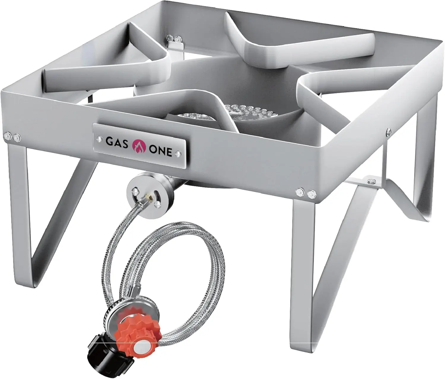 High-Pressure Stainless Steel Outdoor Propane Burner with Adjustable Regulator & Braided Hose for Camping and Grilling
High-Pressure Stainless Steel Outdoor Propane Burner with Adjustable Regulator & Braided Hose for Camping and Grilling