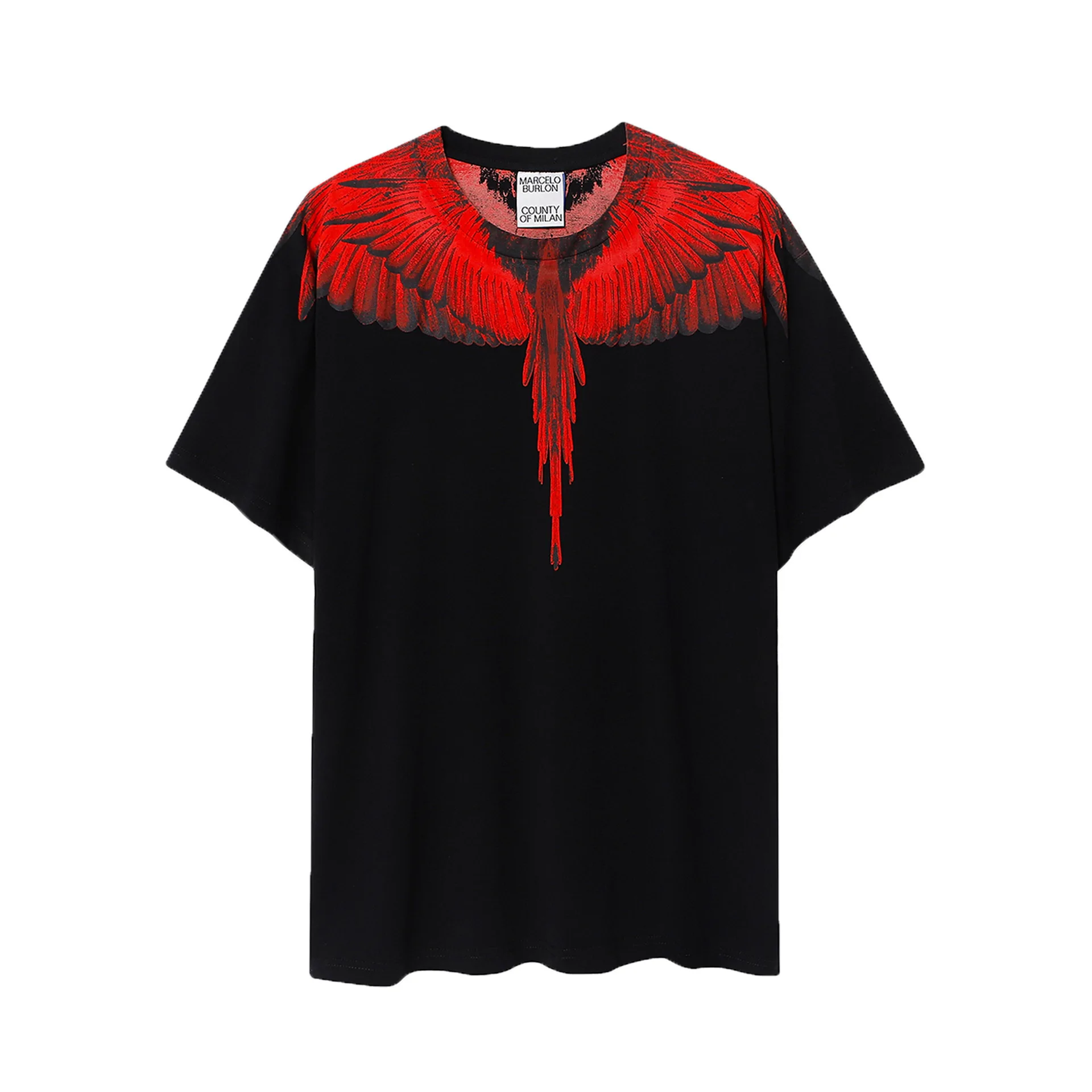 Marcelo Burlon High-Quality Feathered Wings 2026 Fashion Short-Sleeved Classic Tee for Men and Women Half-Sleeve T-shirt
Marcelo Burlon High-Quality Feathered Wings 2026 Fashion Short-Sleeved Classic Tee for Men and Women Half-Sleeve T-shirt